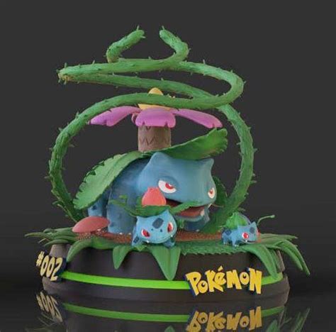 Pokemon Venusaur 3D Model Print File Venusaur Pokemon Figure - Etsy