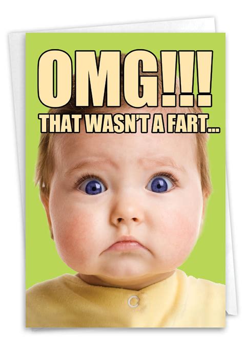 OMG Fart: Funny Birthday Greeting Card