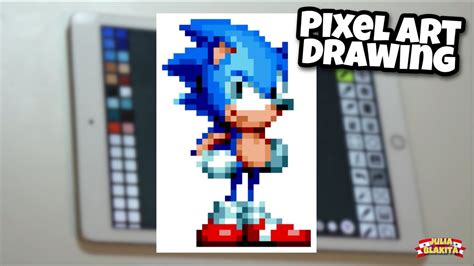 Sonic the Hedgehog (Toei Sonic Mania) - Pixel Art - YouTube