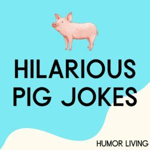 80+ Hilarious Pig Jokes to Make You Oink With Laughter - Humor Living