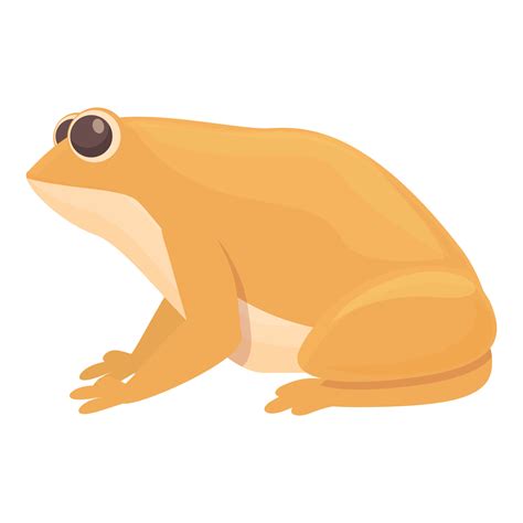 Orange frog icon cartoon vector. Smile animal 14341158 Vector Art at ...