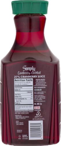 Simply Cranberry Cocktail Juice, 1.75 L - Kroger