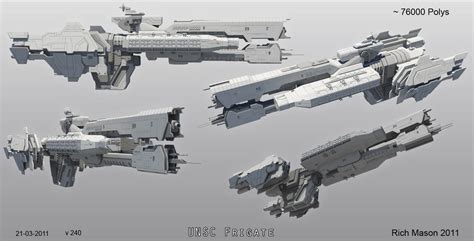 Spaceship Frigate Concept Art