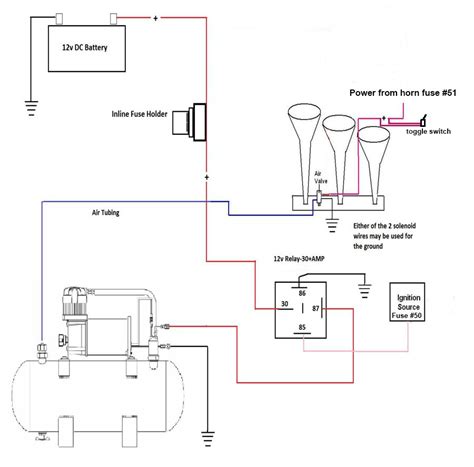 Train Horn Relay Wiring Diagram - Wiring Diagram