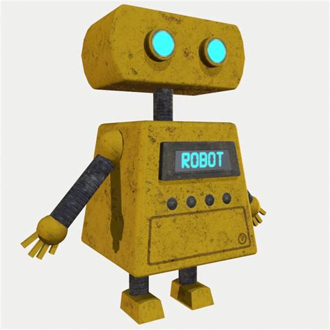 Simple robot 3D - TurboSquid 1261222