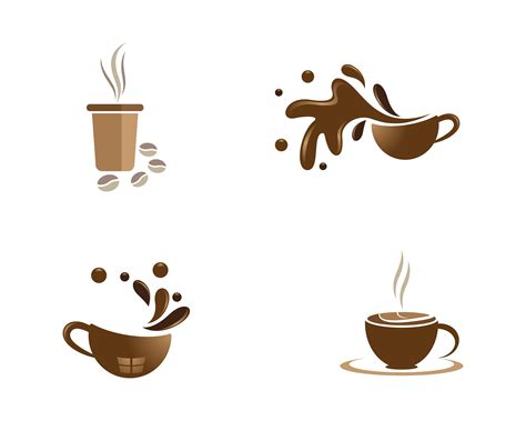 Coffee Mug Logo Set 1057443 Vector Art at Vecteezy