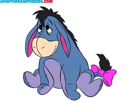 How to Draw Eeyore | Cartoon drawings, Winnie the pooh drawing, Drawings