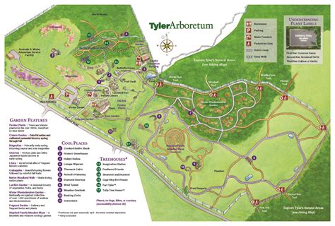 Tyler Arboretum Map | Tyler Arboretum