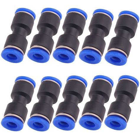 Buy Quick Connect Fittings 6mm - 10 Pack Plastic Push to Connect ...