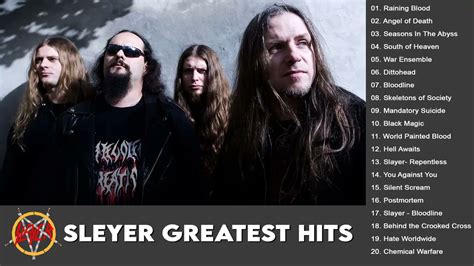 Slayer Greatest Hits Full Album | Best Songs Of Slayer Collection 2021 ...