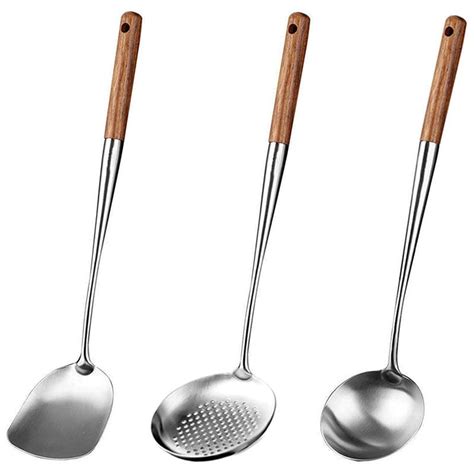 A Stainless Steel Wok Spatula Set | The Wok House