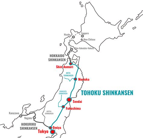 Tohoku Shinkansen Timetable - SNOW MONKEY RESORTS