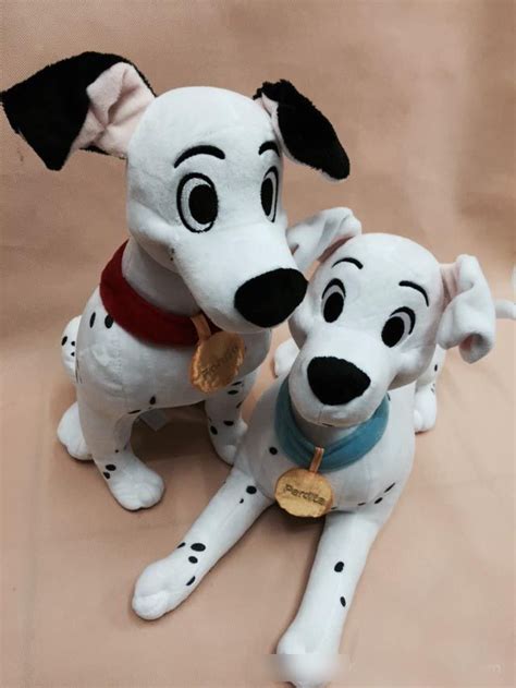 New Arrival Original 101 Dalmatians Animal Spot Dog Cute Big Soft Anime Plush Toy Doll Birthday ...