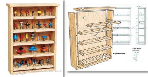 Router Bit Cabinet Plans • WoodArchivist