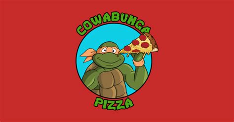 Cowabunga Pizza - Ninja Turtles - Sticker | TeePublic