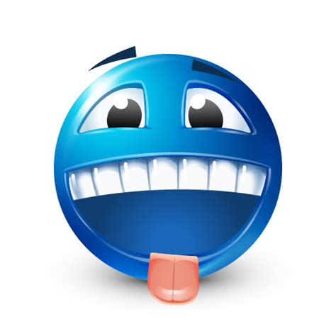 Blue Smiley Face Png