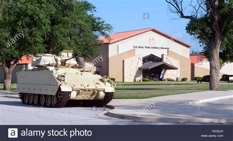 Fort Sill, Oklahoma - May 2016 US Army Field Artillery Museum outdoor display Stock Photo - Alamy