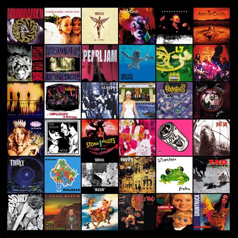 Ranking grunge and grunge-adjacent albums by their opening and closing tracks. Thoughts? : r/grunge