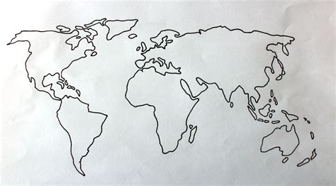 How To Draw A World Map To Scale Map Of World | Porn Sex Picture