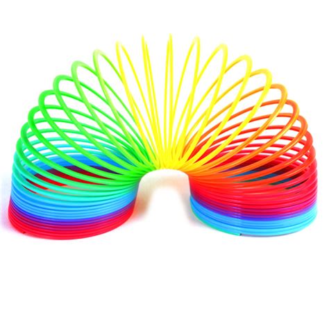 Giant rainbow slinky