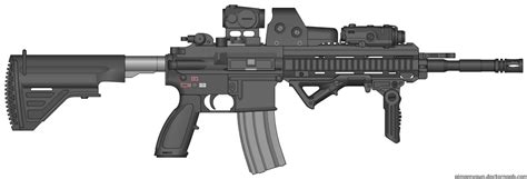 HK416 SOPMOD Carbine by Scarlighter on DeviantArt