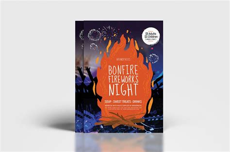 Bonfire Night Poster Template v2 - BrandPacks