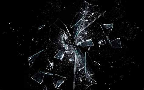 HD wallpaper: dark, black, background, glass, shatter, broken, mirror, chipped | Wallpaper Flare