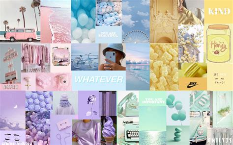 Aesthetic:Pastel Colors🤍 | Fondos de panatalla, Collage, Colores