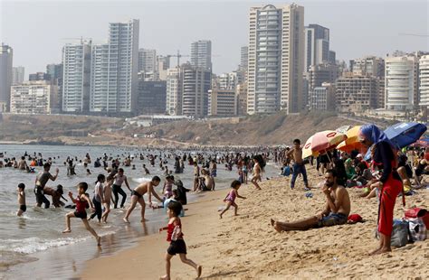 Lebanon's Shrinking Public Beaches : Parallels : NPR