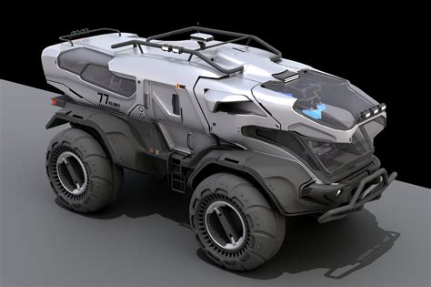 Oleg_ Ovigon - 3d concept sci fi vehicle