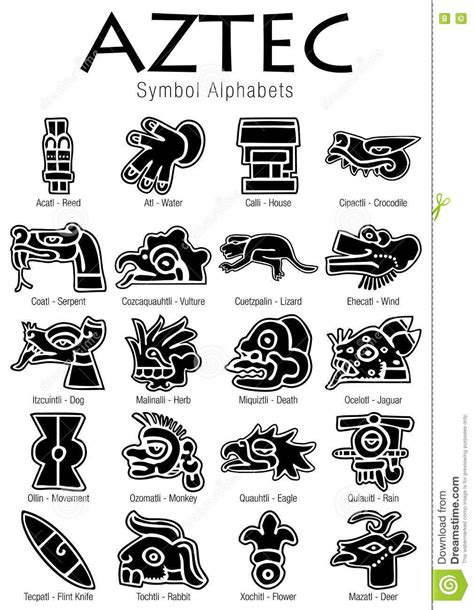 Aztec tattoo designs, Aztec symbols, Aztec art