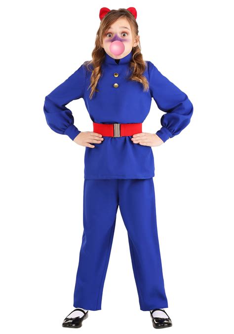 Willy Wonka Violet Beauregarde Kid's Costume