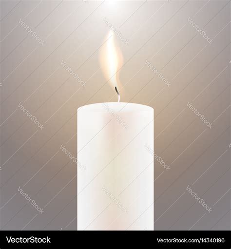 Candle flame Royalty Free Vector Image - VectorStock