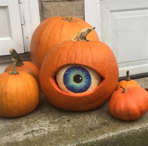 Painted eyeball pumpkin Follow all of my boards for witchy lifestyle tips and Tarot tricks ...