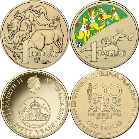 Australian 1 Dollar $1 Coins: 2016 Issues and Mintages - The Australian Coin Collecting Blog