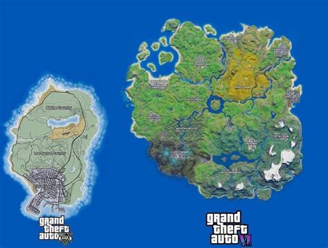 Gta V Map Comparison