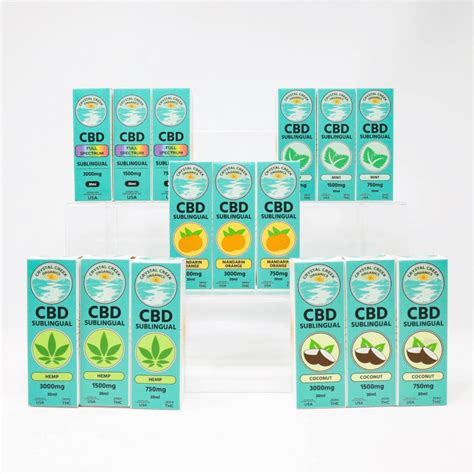 CBD Isolate Sublinguals - Crystal Creek Organics