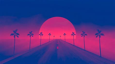 🔥 Free Download Wallpaper Retrowave Lines Sunset 4k Art by @michaelpena | WallpaperSafari