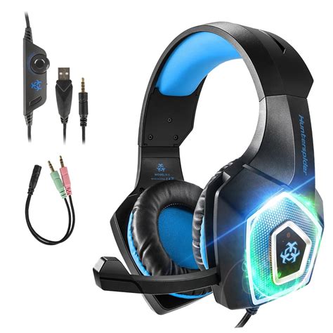 Gaming Headset with Mic for Xbox One PS4 PS5 PC Nintendo Switch Tablet Smartphone, Headphones ...