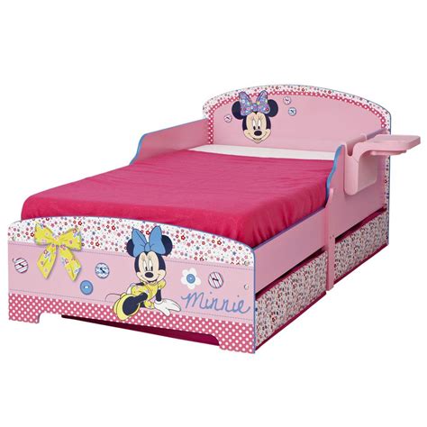 Underbed Storage: Minnie Mouse Toddler Bed With Underbed Storage