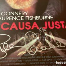 Official Original Poster of the movie "Just Cause" personally signed by Sean Connery - World ...