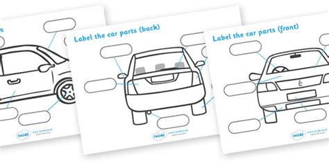 Label The Car Parts