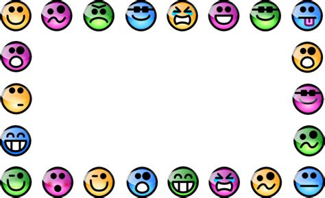 Border Of A Happy Face - ClipArt Best