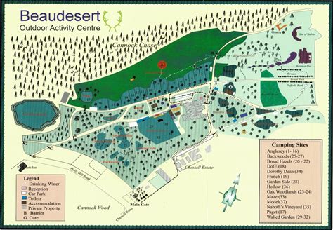 Centre Maps | Beaudesert Outdoor Activity Centre