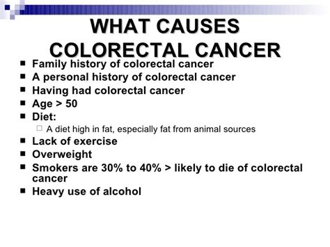 Colorectal Cancer - What Causes Colon Cancer | Kimaja Farwani.