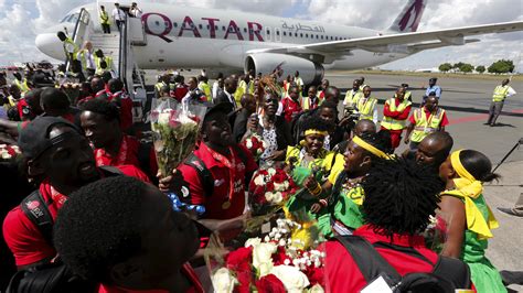 Kenya’s national rugby team came home from the Rugby Sevens as champions—on a Qatar Airways ...