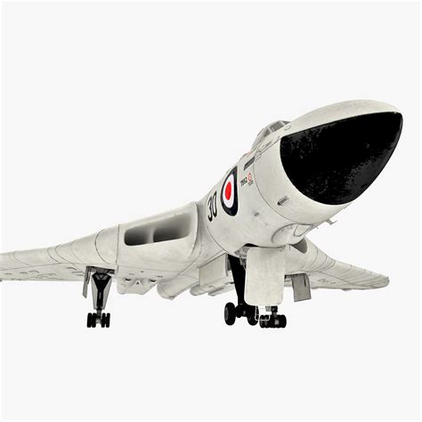 3d aircraft avro vulcan rigged