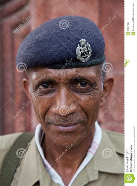 Guard at Entrance To Taj Mahal, Agra, India Editorial Stock Image - Image of portrait, protect ...