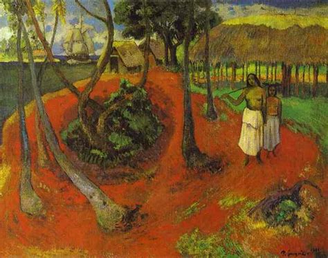 Tahitian idyll, 1901 - Paul Gauguin - WikiArt.org