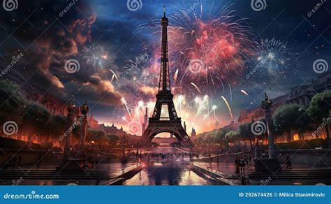 Monumental New Year: Spectacular Fireworks Illuminate Iconic Eiffel ...